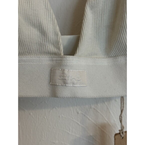 NWT Skims Cotton Jersey Triangle Bra Bralette Size Large - Picture 4 of 6